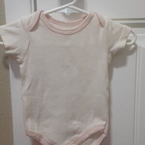 100% COTTON ONESIE,  3-6 MONTHS